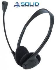 Solid multimedia headset