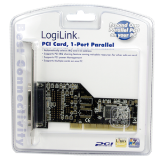LogiLink PCI card 1-port parallel